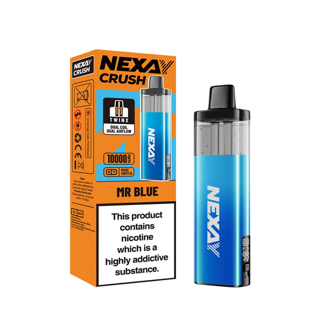 Nexay Crush 10K Puffs Prefilled Pod Kit | £8.99 | Any 3 for £24