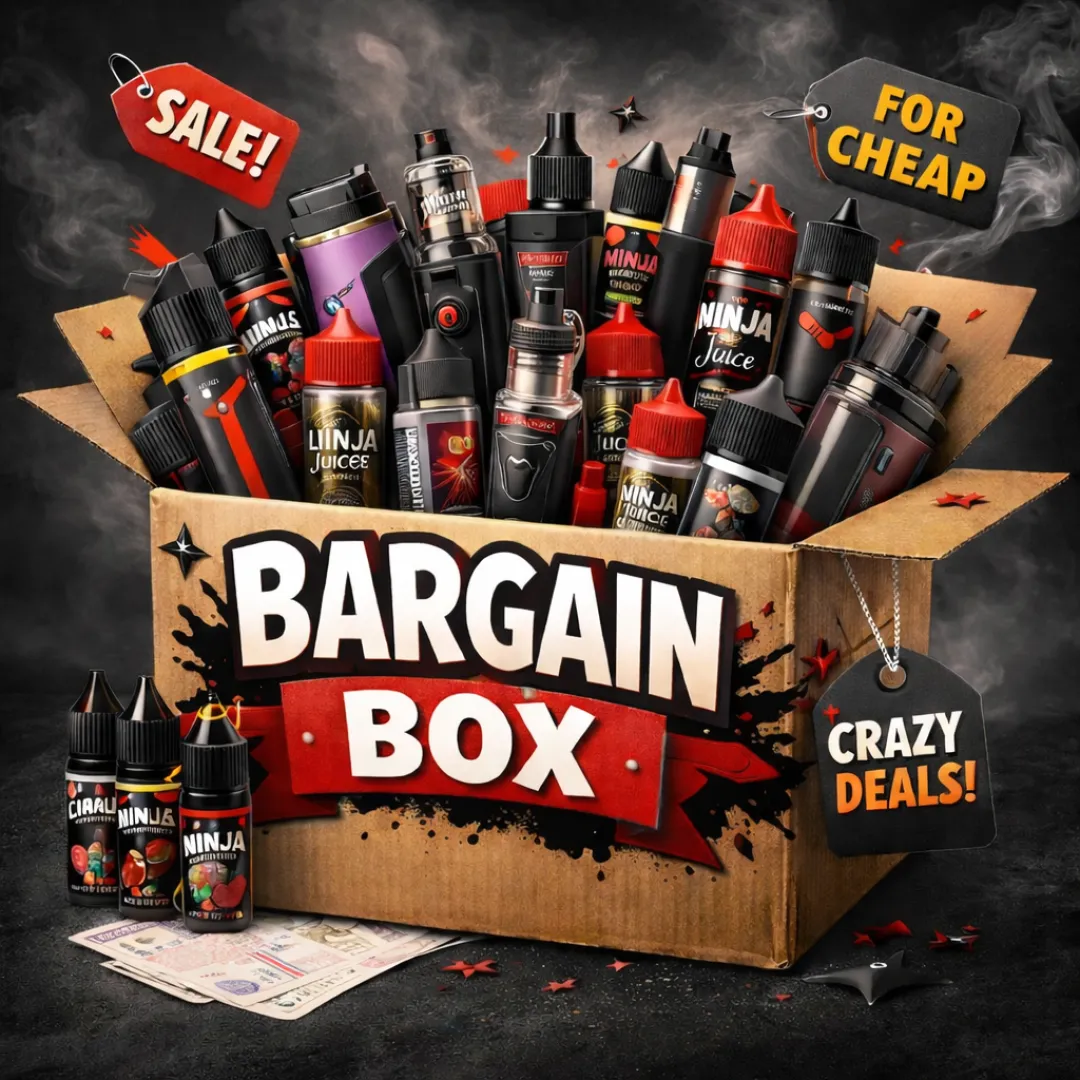 NINJA VAPES BARGAIN BOX | NIC SALTS FOR CHEAP