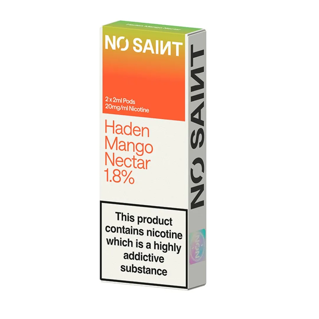NO SAINT Prefilled Pods (2PACK) | Only £5.99