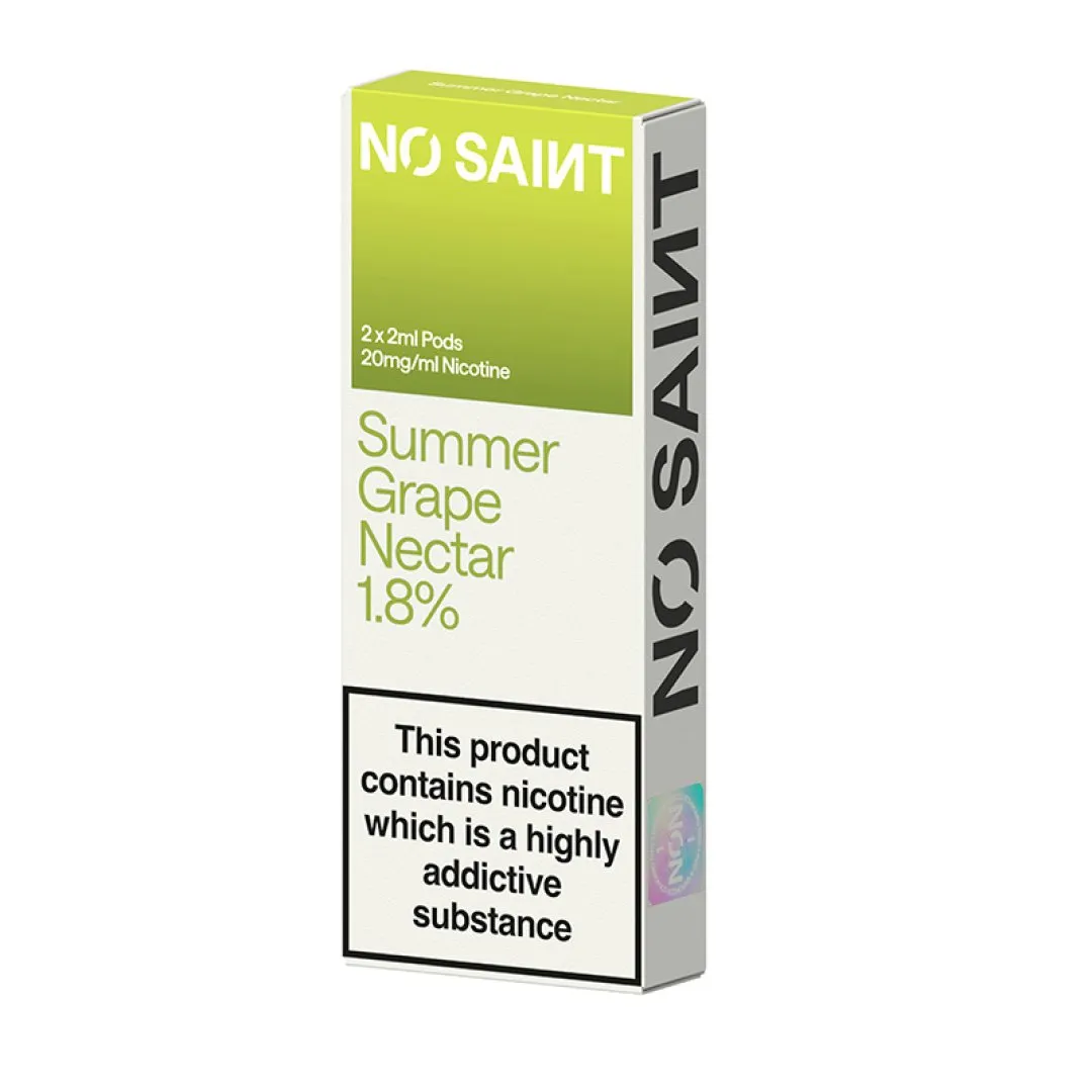 NO SAINT Prefilled Pods (2PACK) | Only £5.99