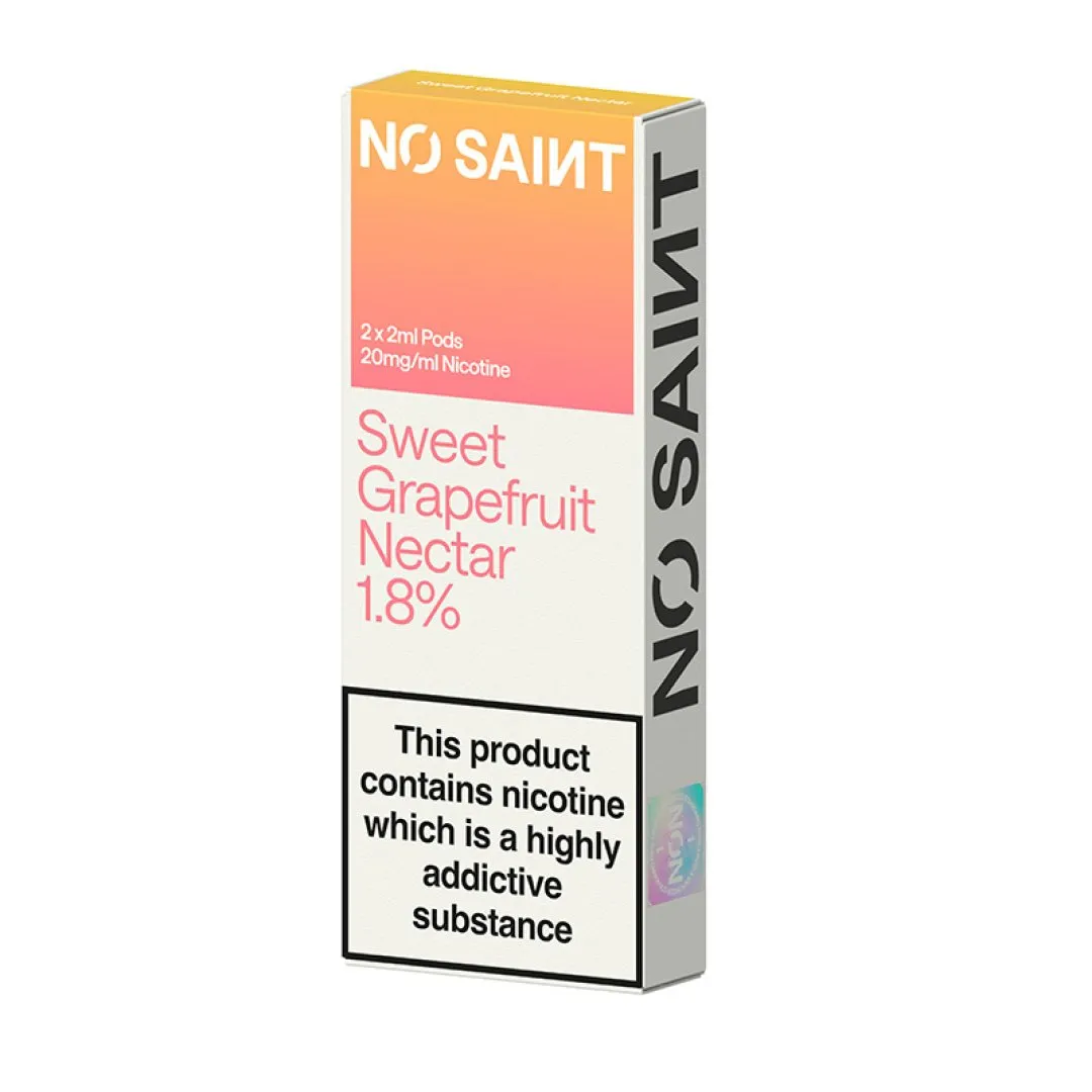 NO SAINT Prefilled Pods (2PACK) | Only £5.99