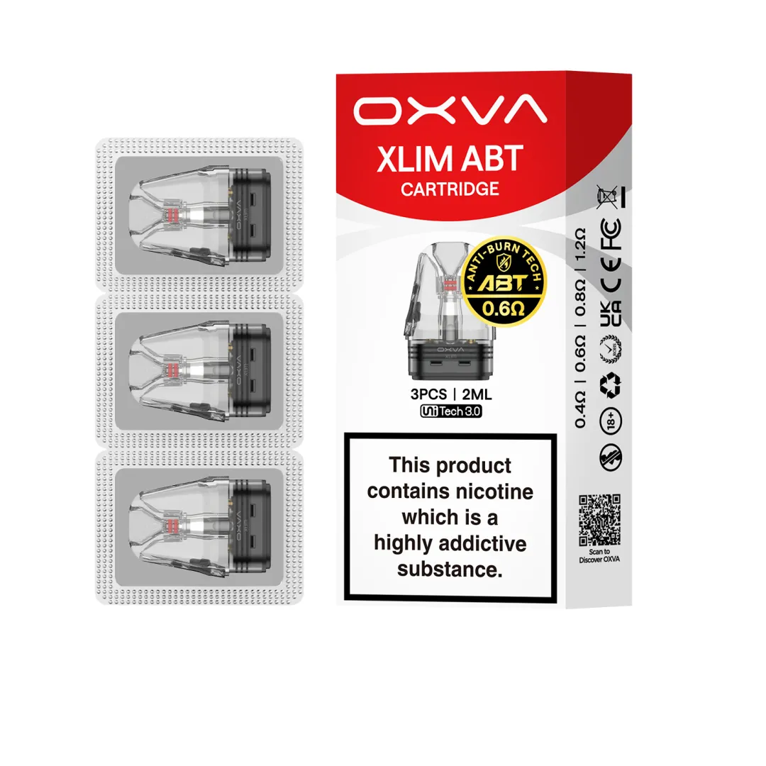 Oxva Xlim ABT Unitech 3.0 Replacement Pods (3PACK) with Anti-Burn Tech