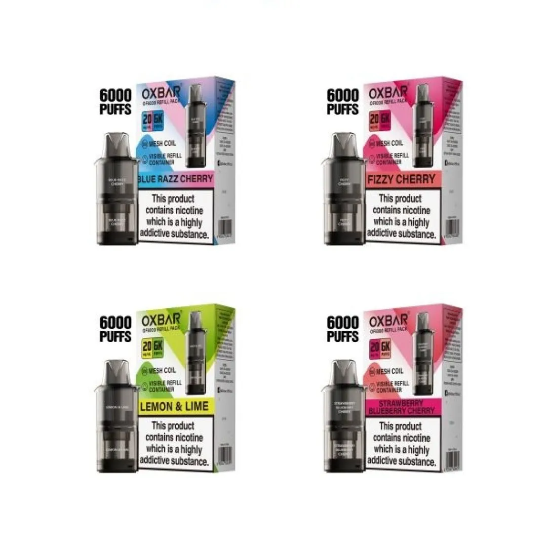 OXBAR OF6000 Refill Pods | Only £4.99 | Any 3 for £14