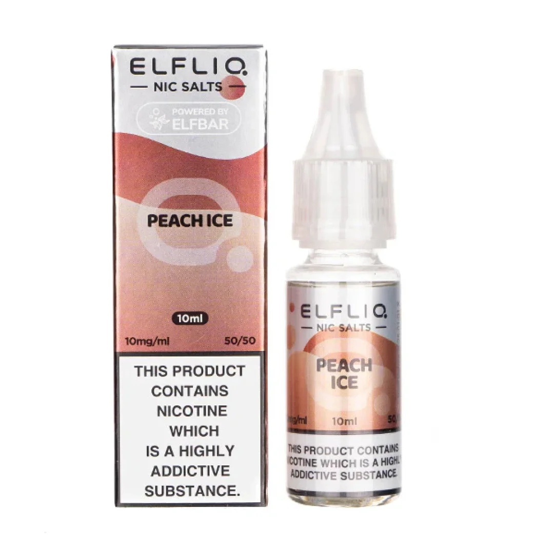 Peach Ice by Elf Bar ELFLIQ Nic Salt E-Liquid
