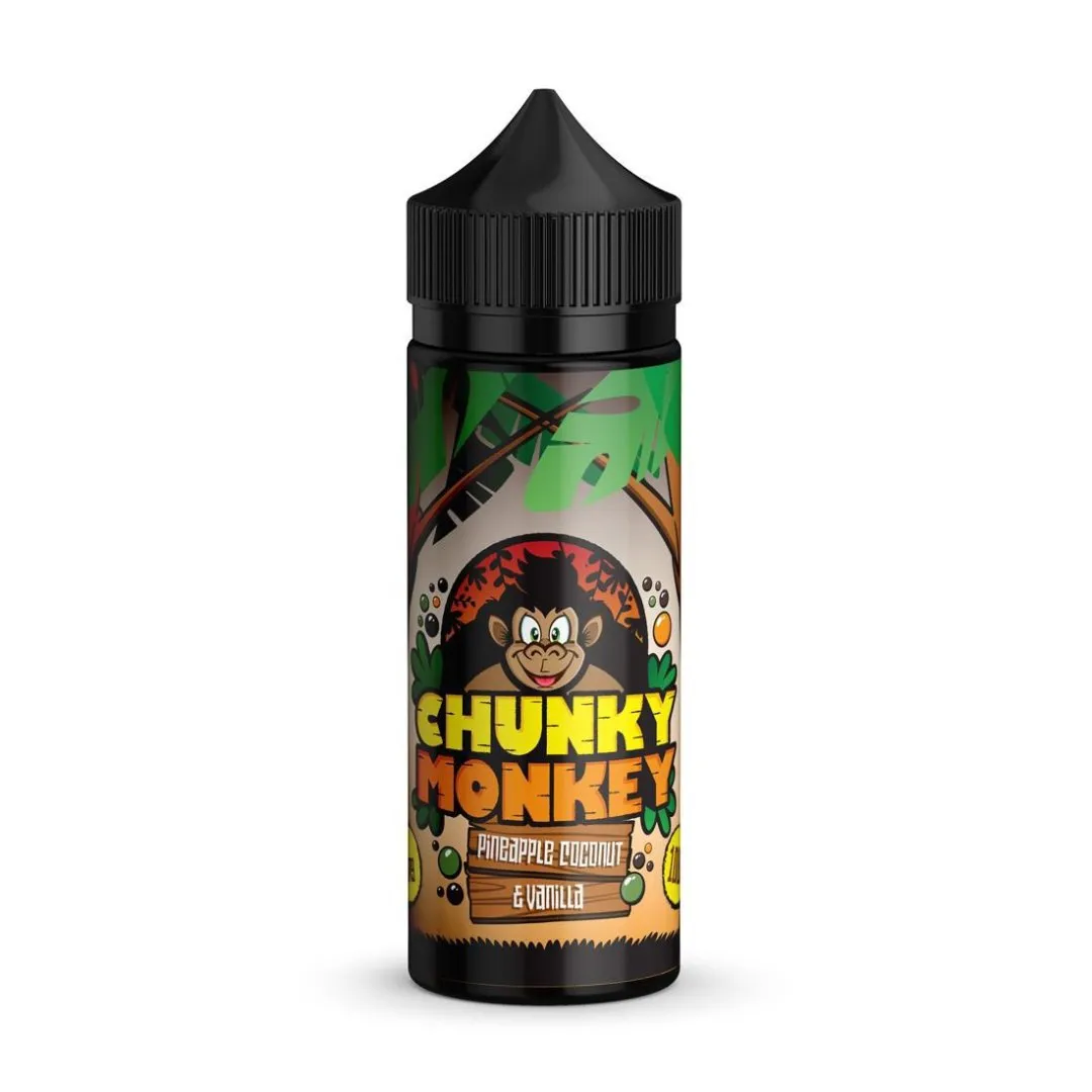 Pineapple Coconut & Vanilla 100ml Shortfill E-Liquid by Chunky Monkey