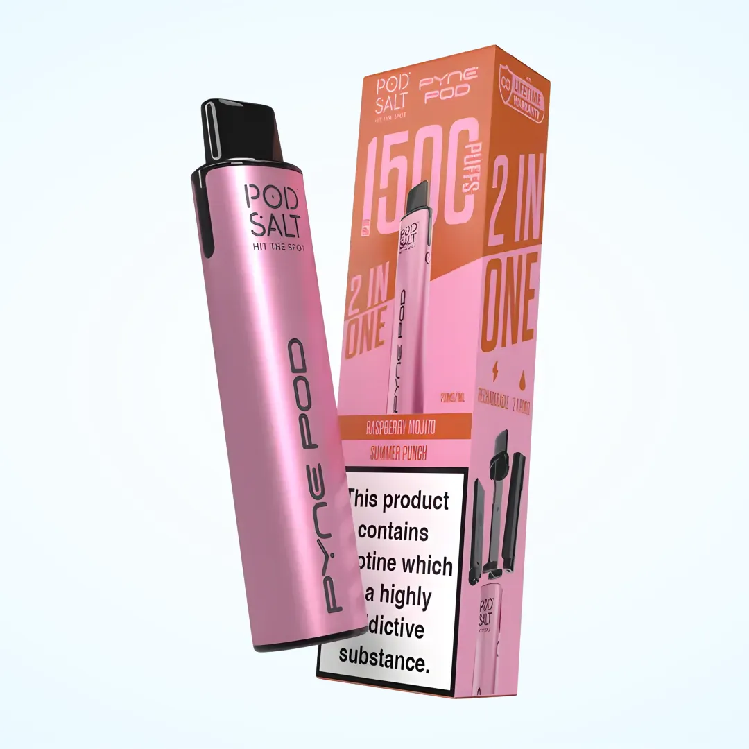 Pod Salt Pyne Pod  2-in-1 1500 Puffs Pod Vape Kit | Only £3.99 | Any 3 for £10