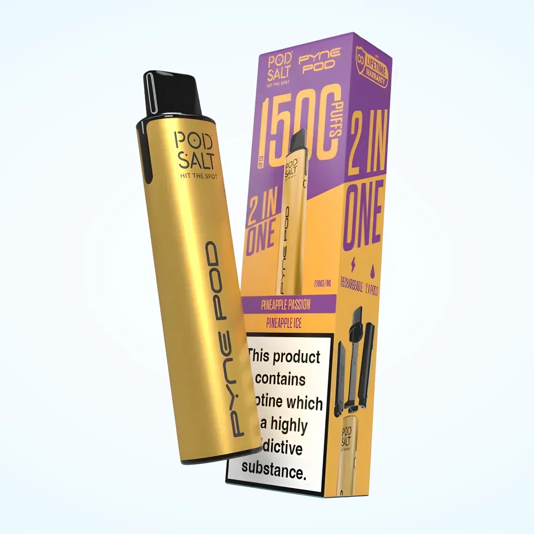 Pod Salt Pyne Pod  2-in-1 1500 Puffs Pod Vape Kit | Only £3.99 | Any 3 for £10