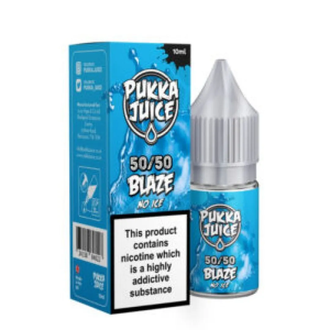 Blaze No Ice Nic Salt E-Liquid by Pukka Juice 50/50