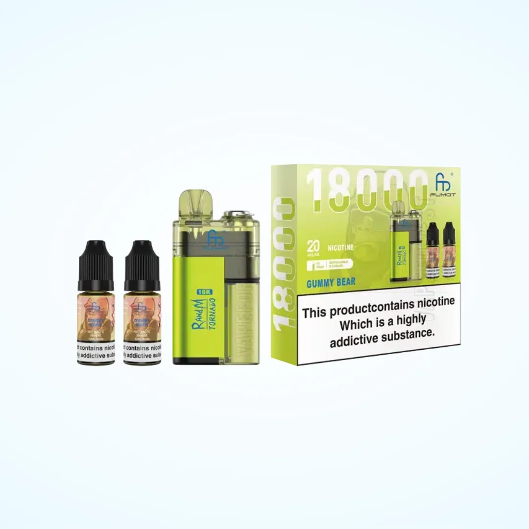 RandM Fumot Tornado 18000 Puffs Vape Kit | Only £12.49 | Any 3 for £30