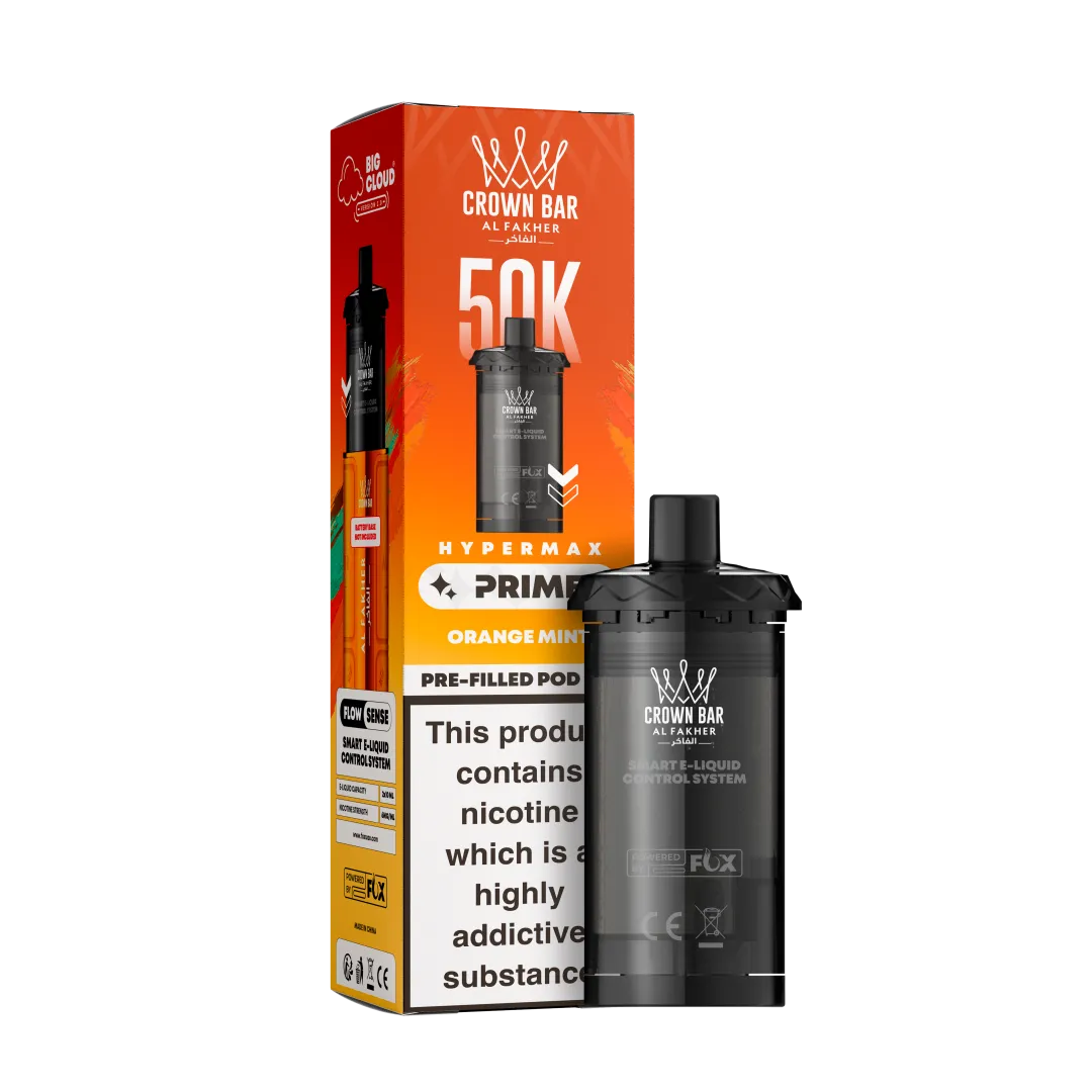 Al Fakher Hypermax Prime 50K Refill Pods | Only £7.99 | Any 3 for £21