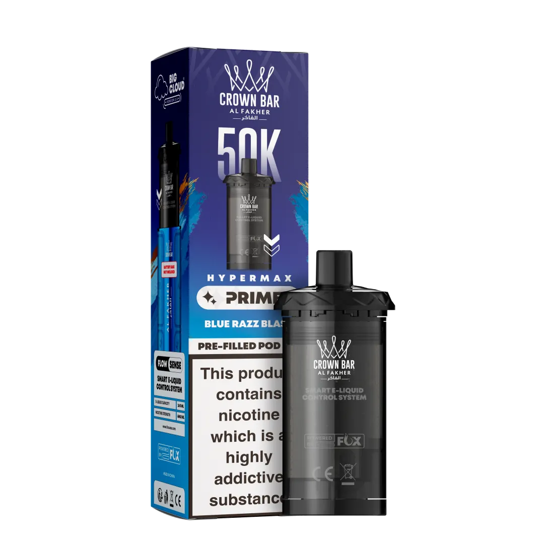 Al Fakher Hypermax Prime 50K Refill Pods | Only £7.99 | Any 3 for £21