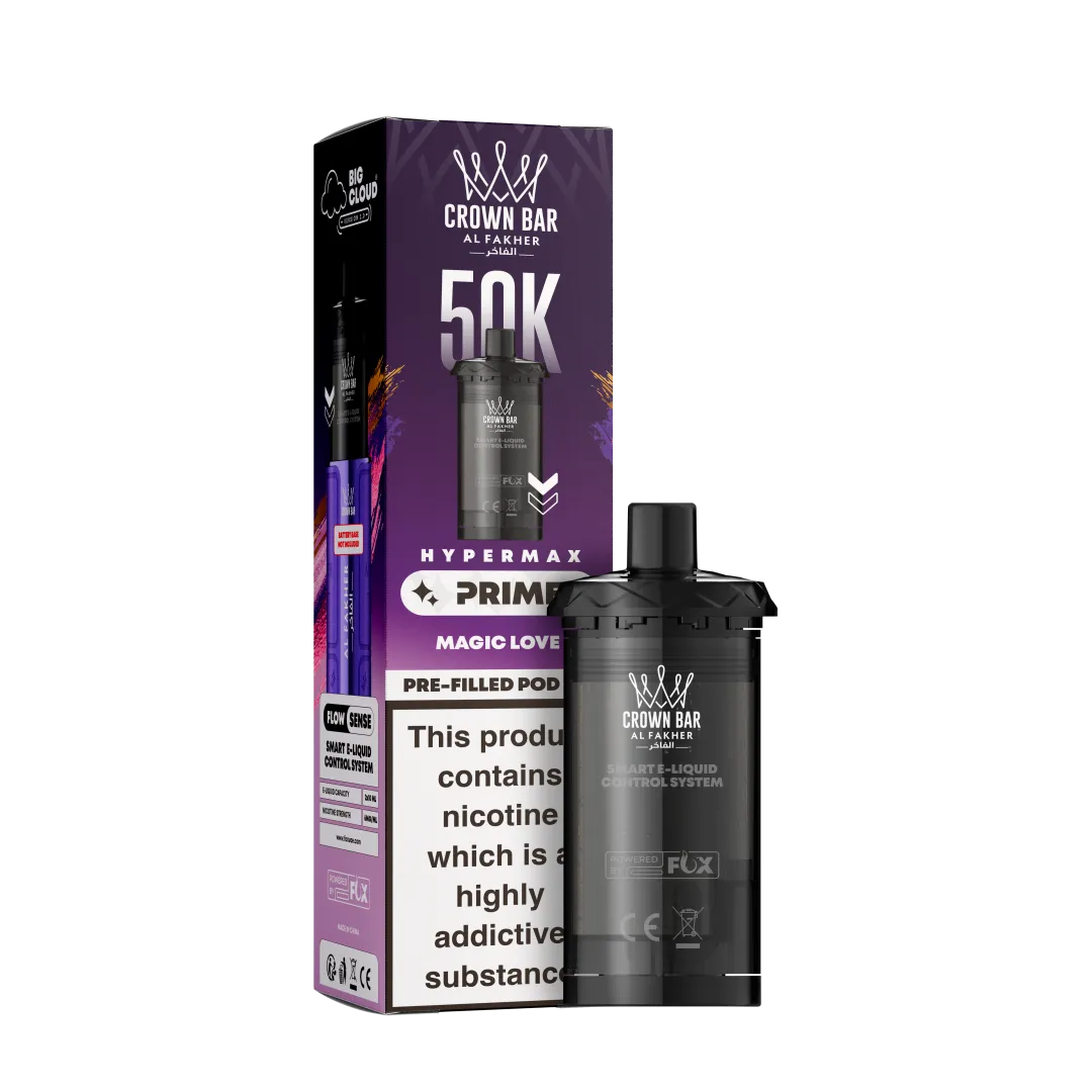 Al Fakher Hypermax Prime 50K Refill Pods | Only £7.99 | Any 3 for £21