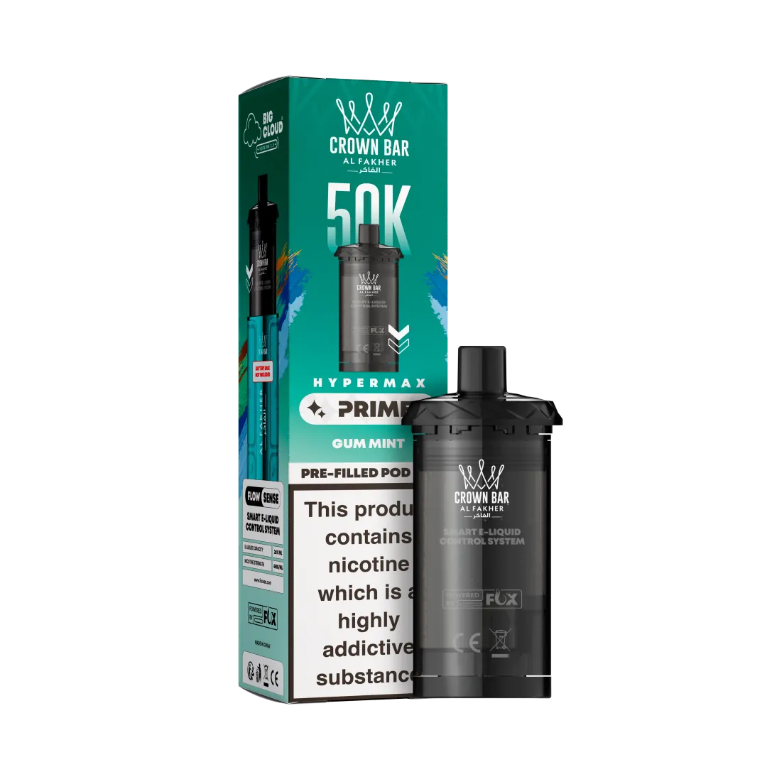 Al Fakher Hypermax Prime 50K Refill Pods | Only £7.99 | Any 3 for £21