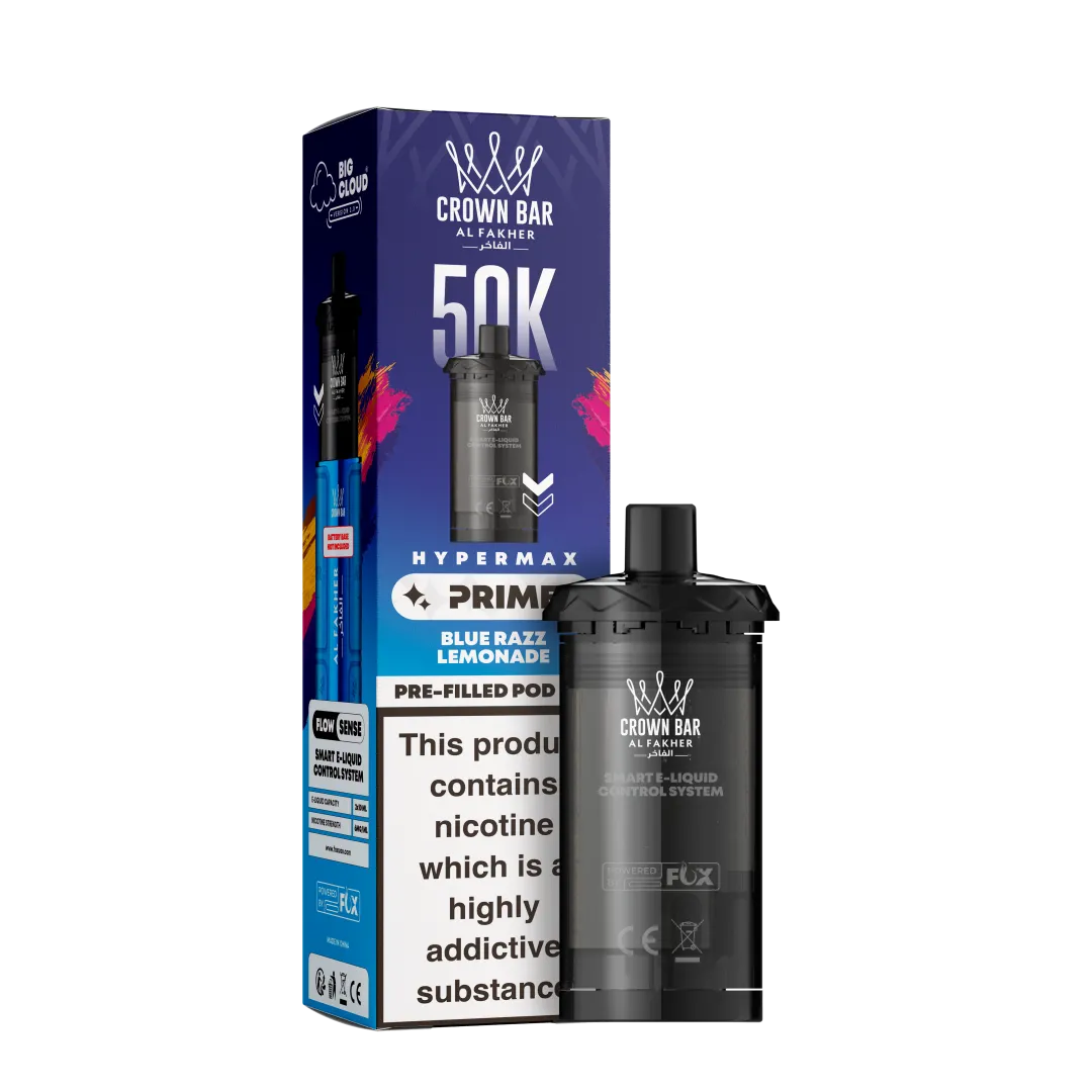 Al Fakher Hypermax Prime 50K Refill Pods | Only £7.99 | Any 3 for £21