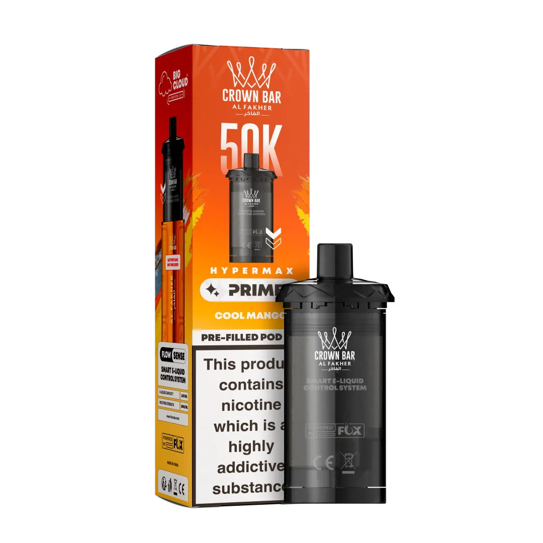 Al Fakher Hypermax Prime 50K Refill Pods | Only £7.99 | Any 3 for £21