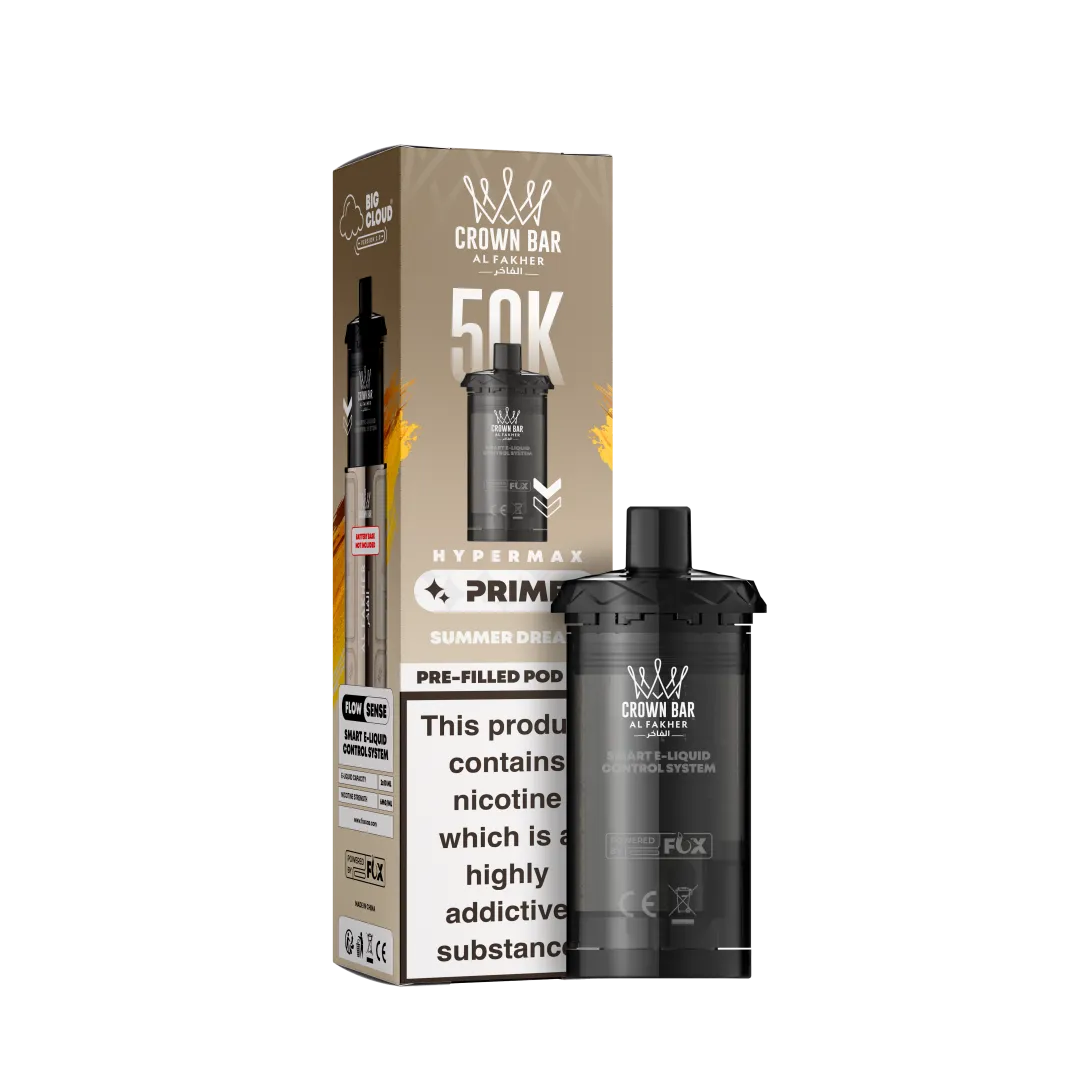 Al Fakher Hypermax Prime 50K Refill Pods | Only £7.99 | Any 3 for £21