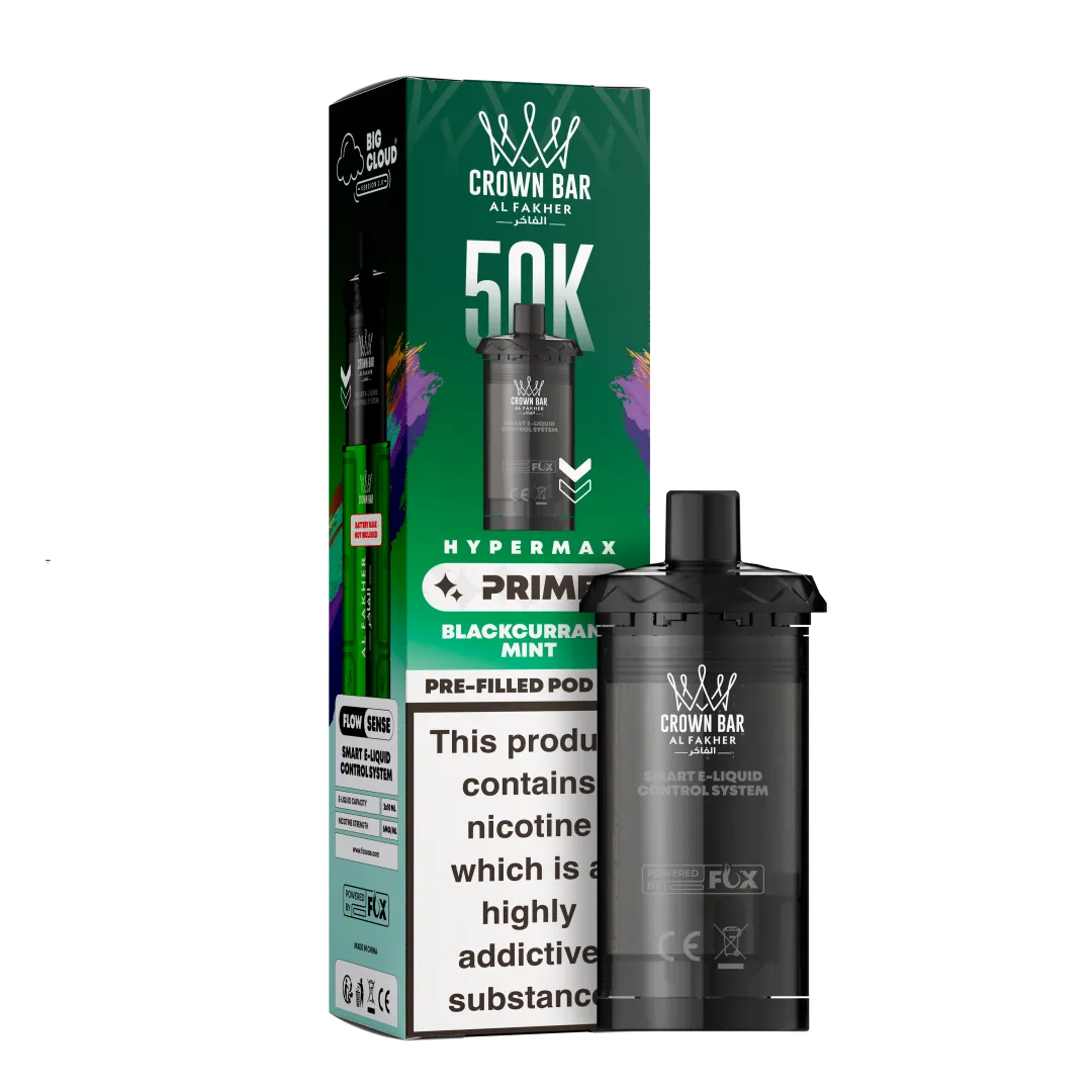 Al Fakher Hypermax Prime 50K Refill Pods | Only £7.99 | Any 3 for £21