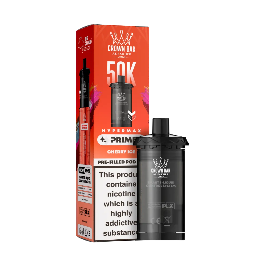 Al Fakher Hypermax Prime 50K Refill Pods | Only £7.99 | Any 3 for £21