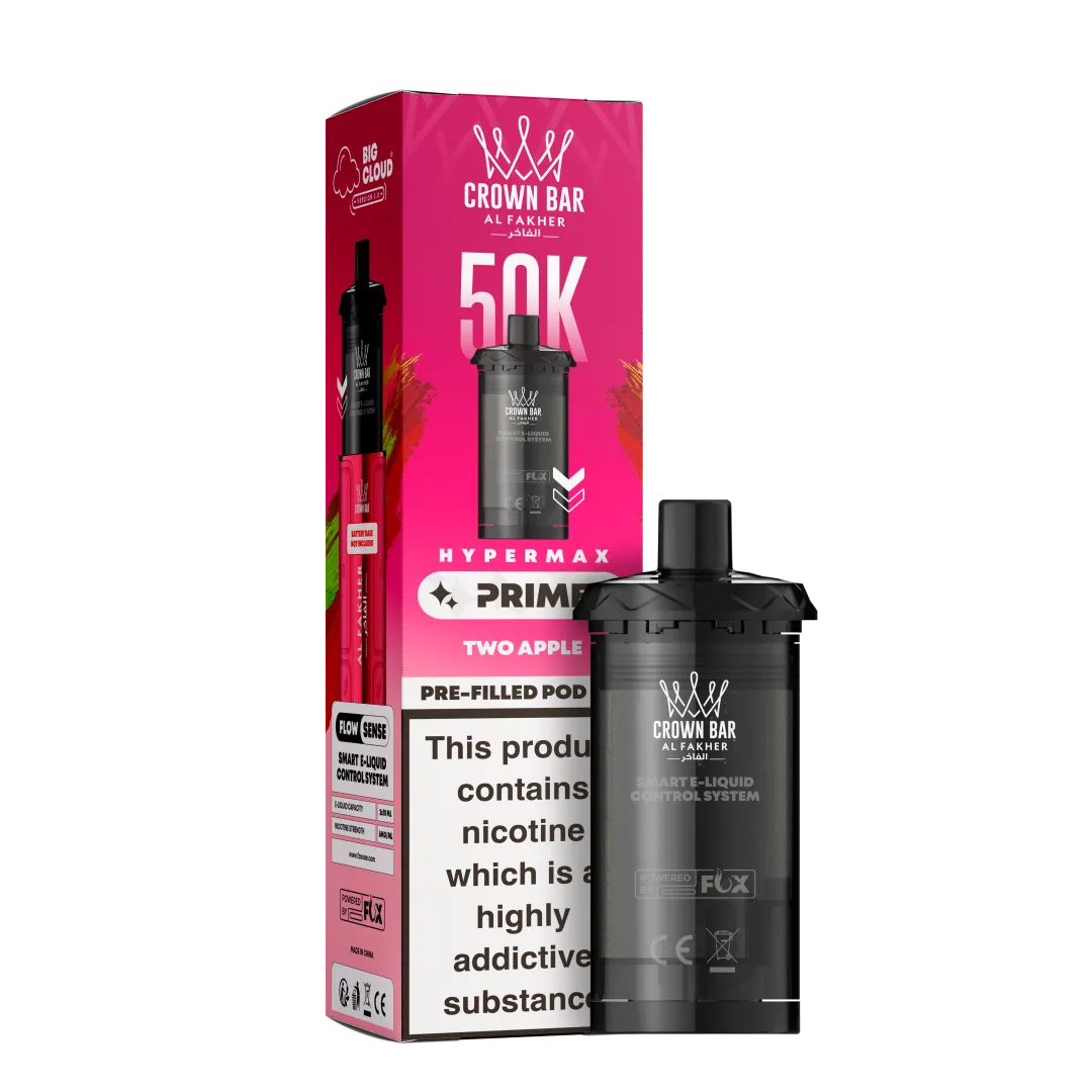 Al Fakher Hypermax Prime 50K Refill Pods | Only £7.99 | Any 3 for £21