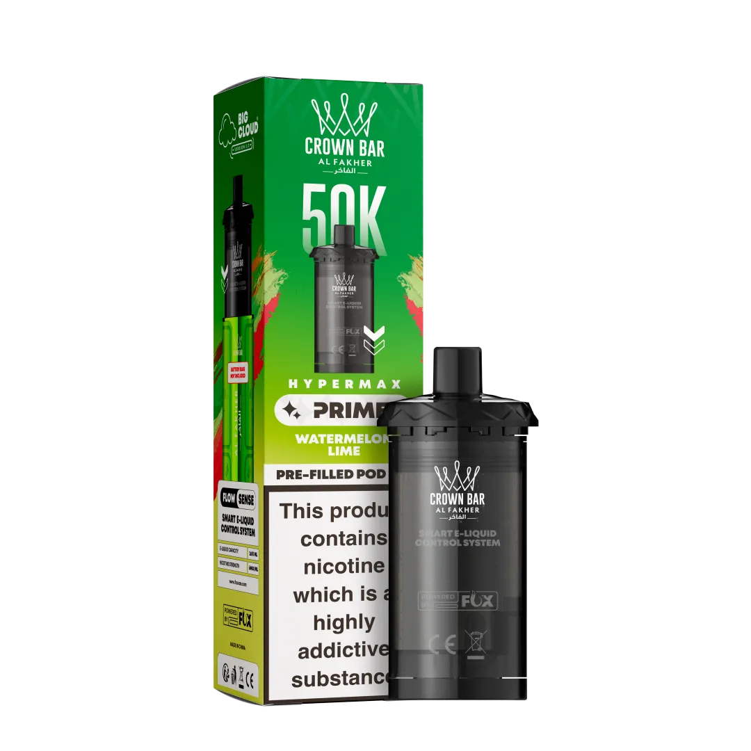 Al Fakher Hypermax Prime 50K Refill Pods | Only £7.99 | Any 3 for £21