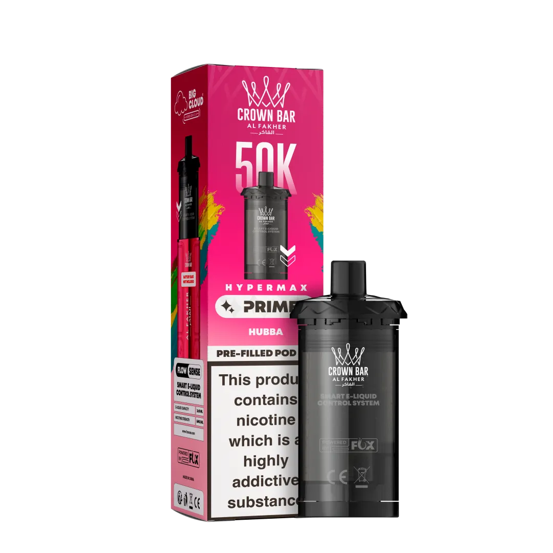 Al Fakher Hypermax Prime 50K Refill Pods | Only £7.99 | Any 3 for £21