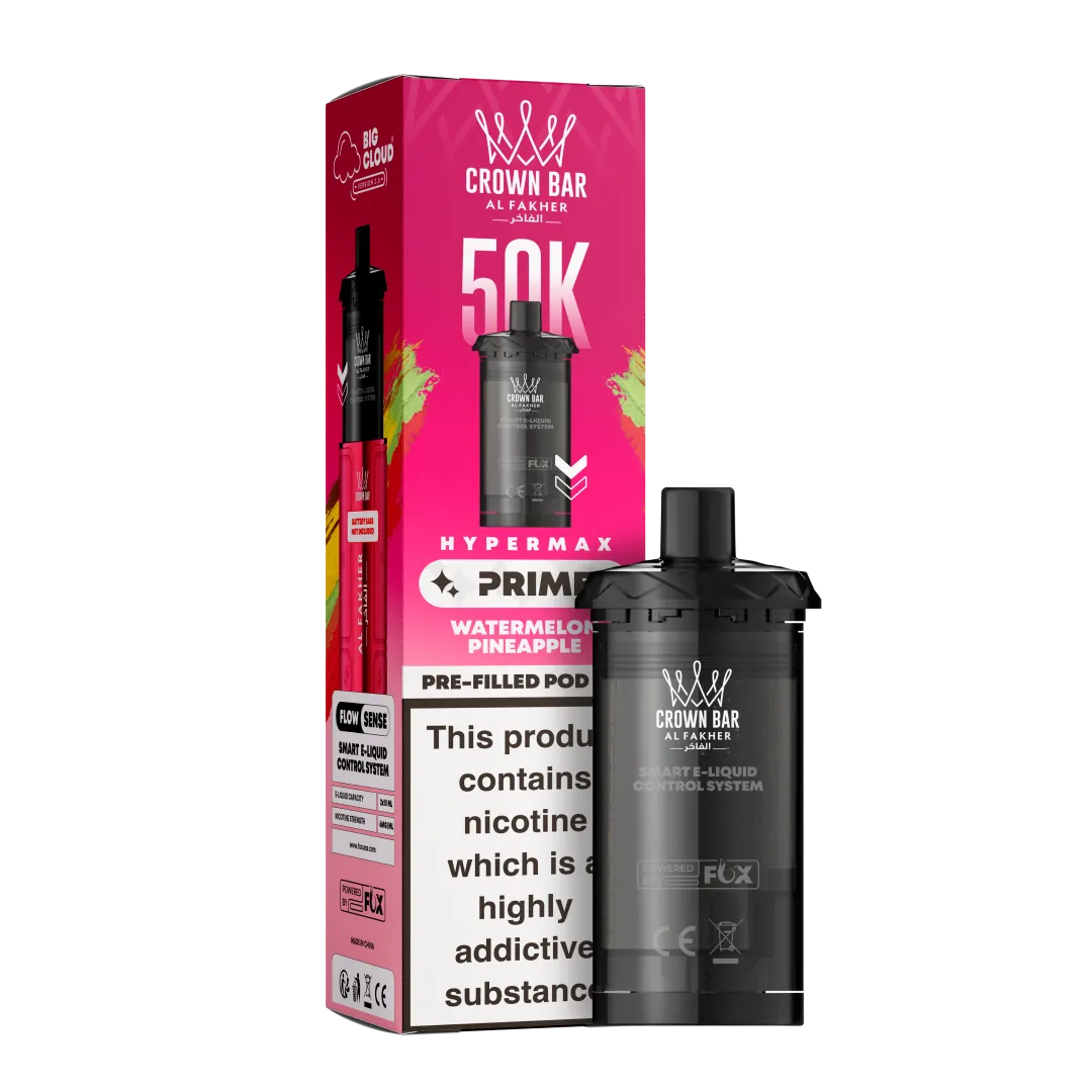 Al Fakher Hypermax Prime 50K Refill Pods | Only £7.99 | Any 3 for £21