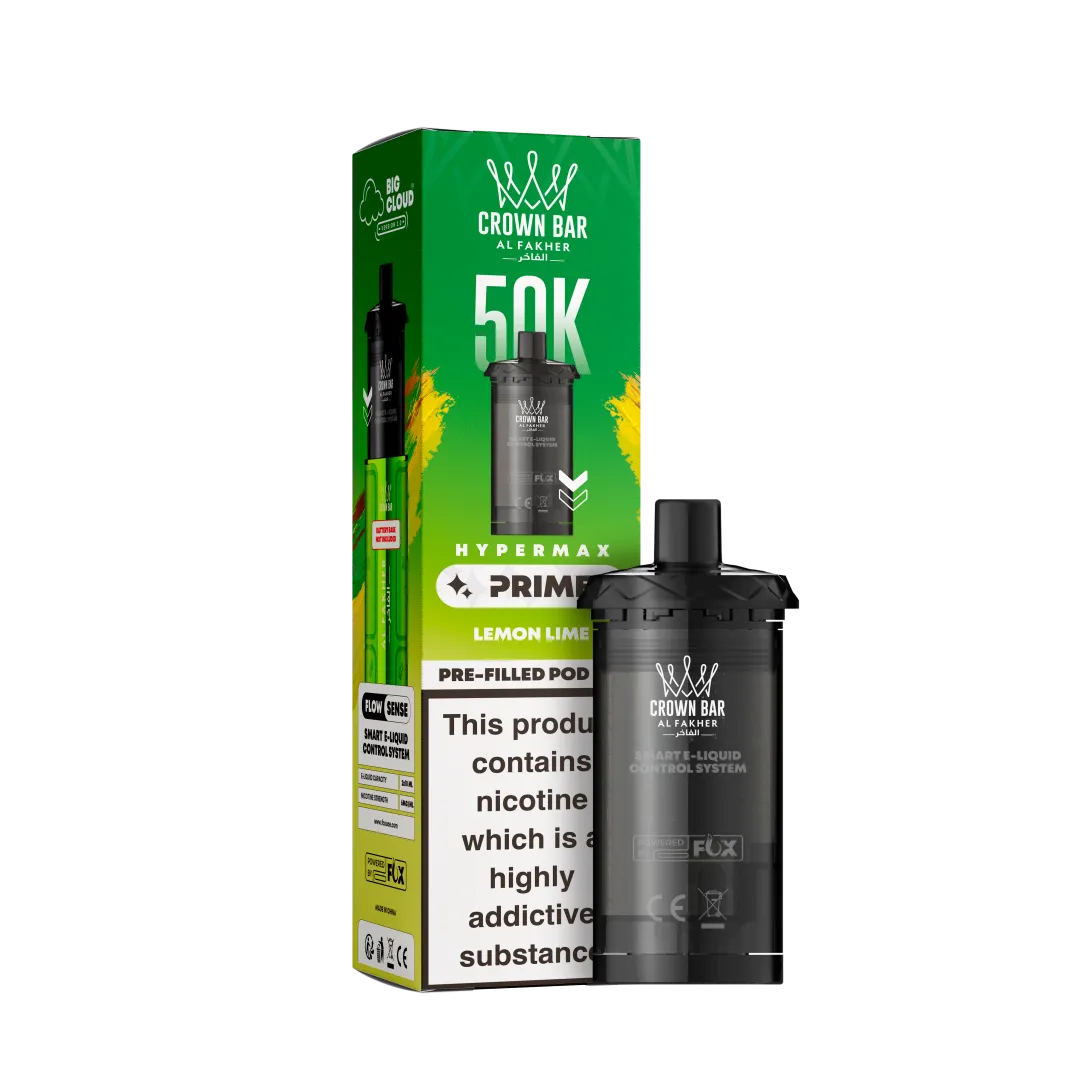 Al Fakher Hypermax Prime 50K Refill Pods | Only £7.99 | Any 3 for £21