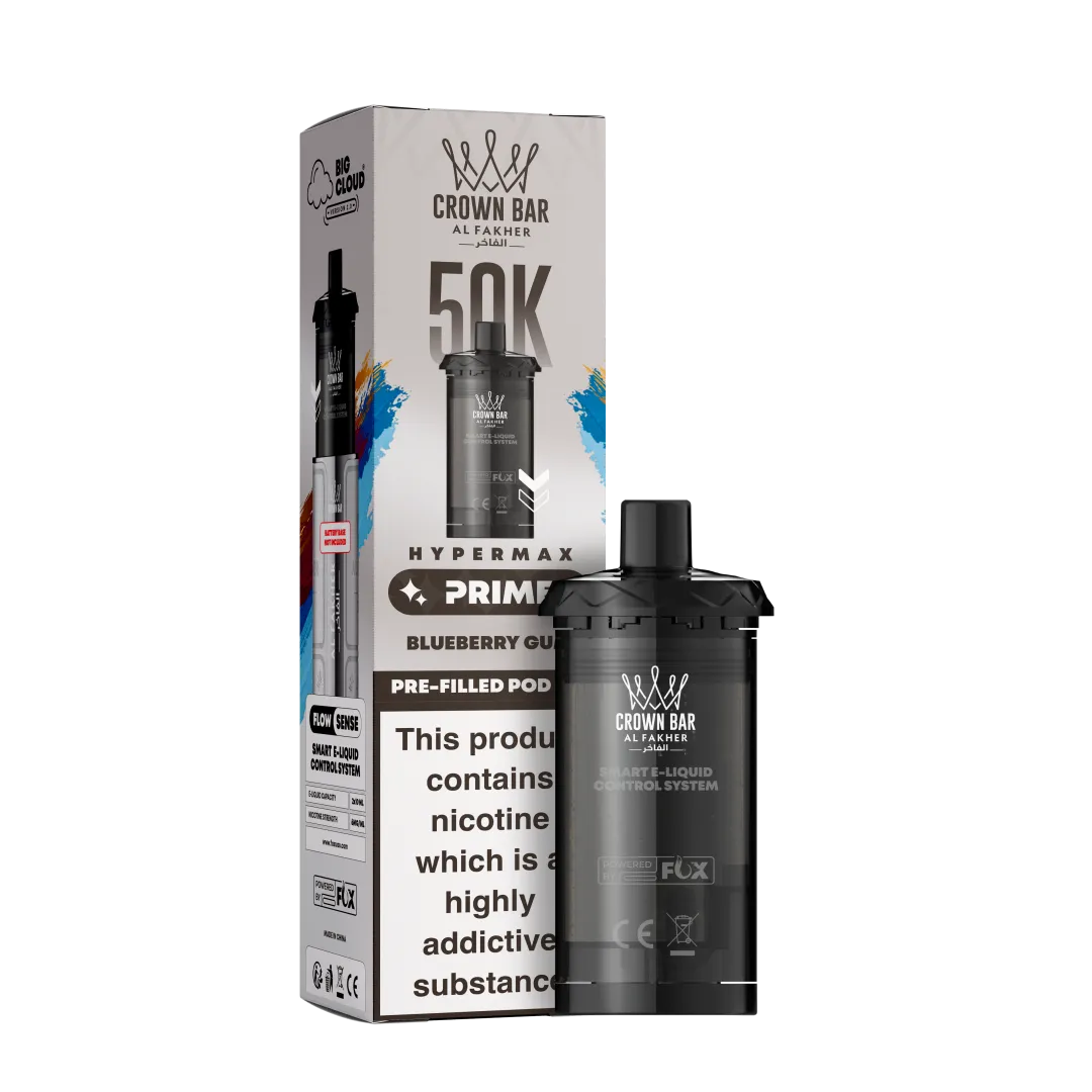 Al Fakher Hypermax Prime 50K Refill Pods | Only £7.99 | Any 3 for £21