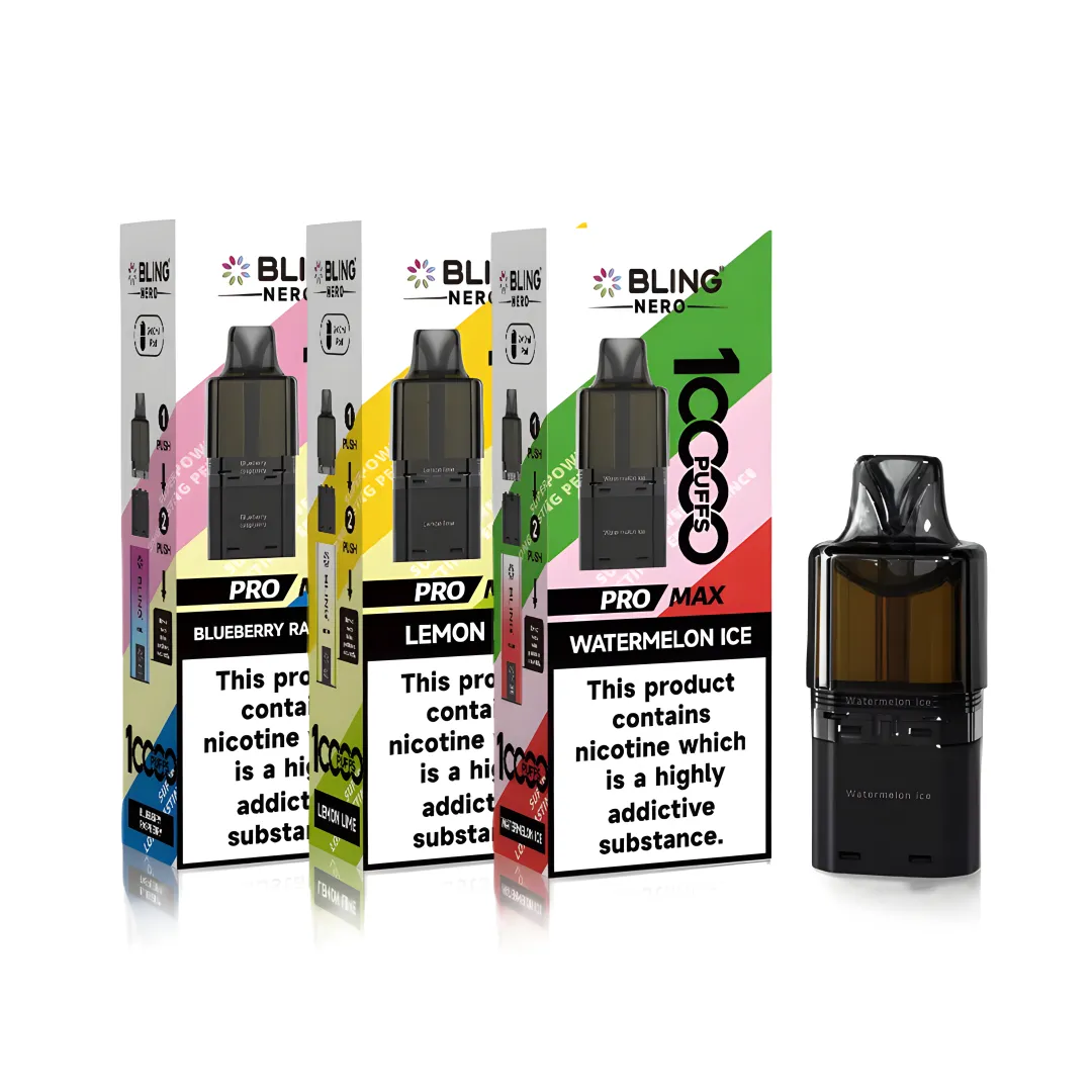 Crystal Bling Nero 10K Refill Pods | Only £4.99 | Any 3 for £12