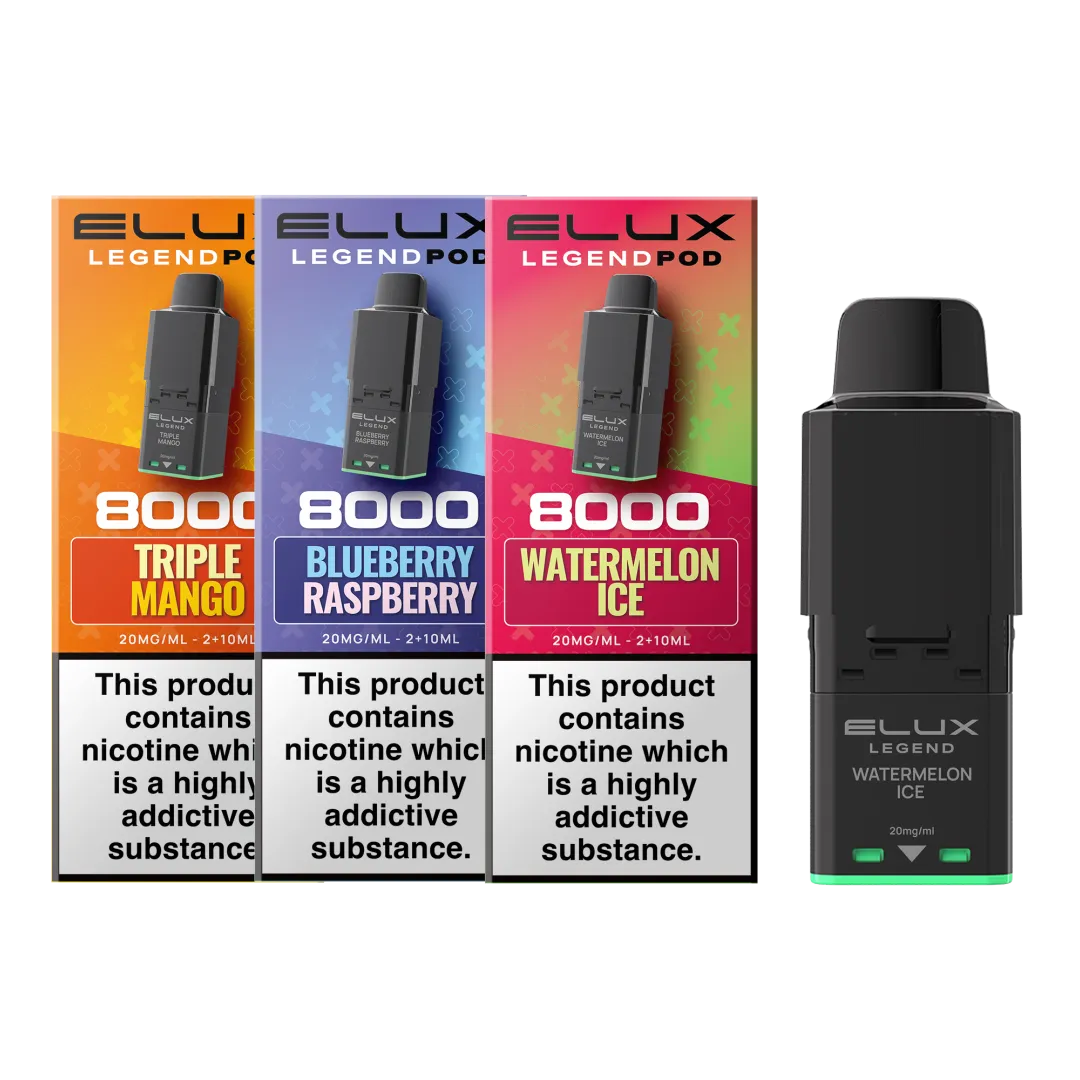 Elux Legend 8000 Refill Pod | Only £5.99 | Any 3 for £15