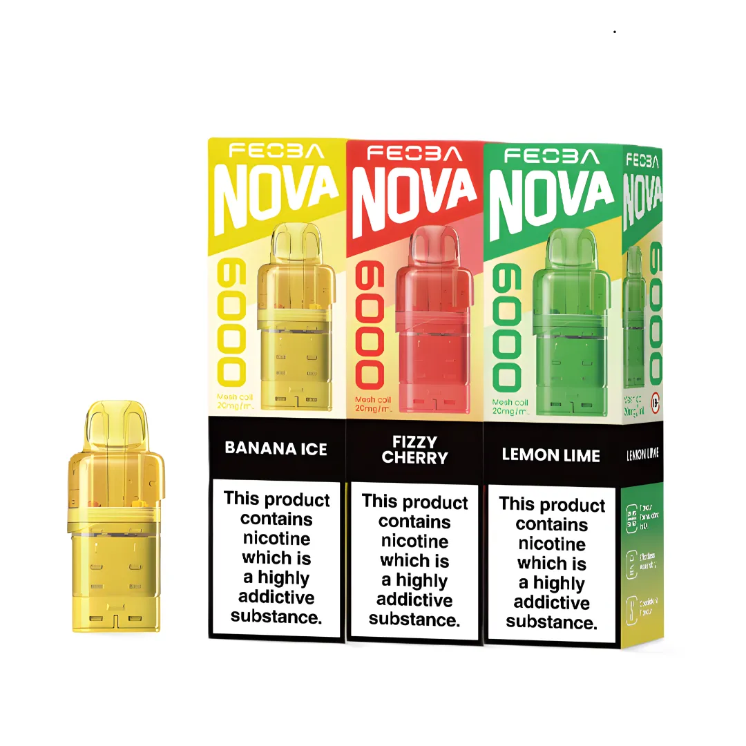 Feoba Nova 6K Refill Pods | Only £4.99 | Any 3 for £14