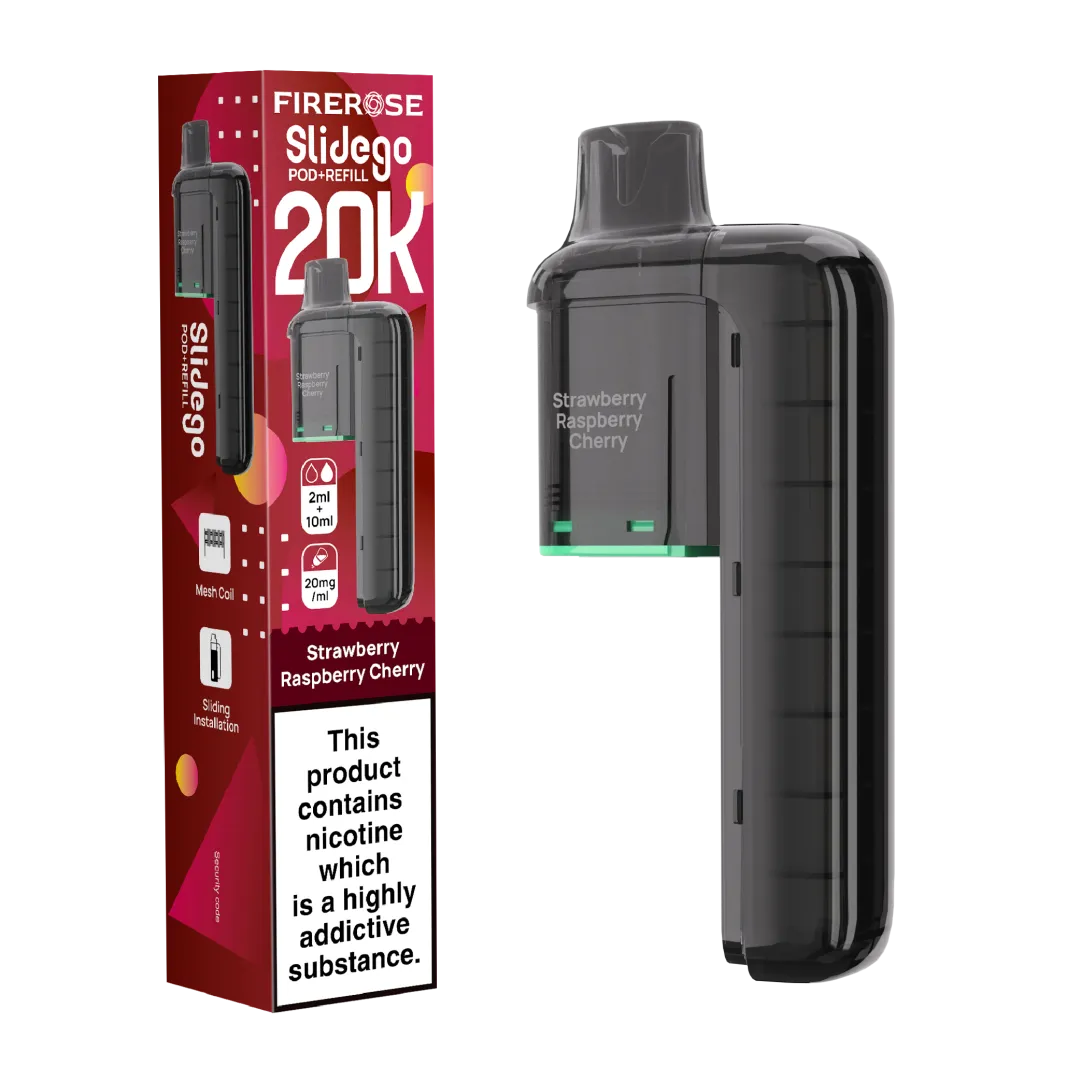 Firerose Slidego 20K Refill Pods | Only £6.99 | Any 3 for £18