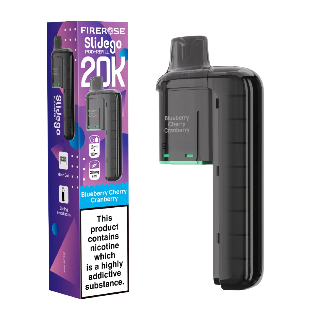 Firerose Slidego 20K Refill Pods | Only £6.99 | Any 3 for £18