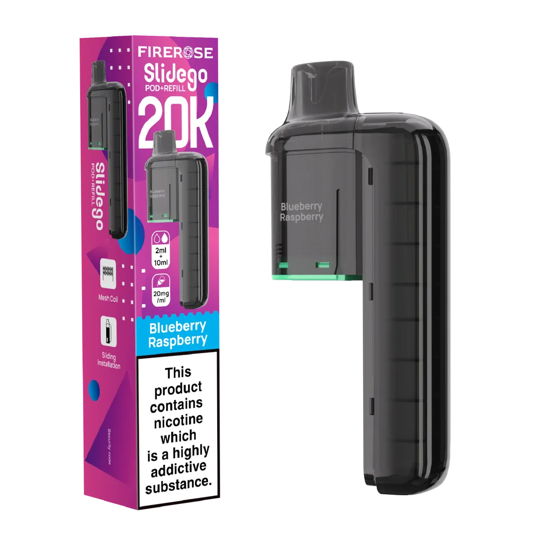 Firerose Slidego 20K Refill Pods | Only £6.99 | Any 3 for £18
