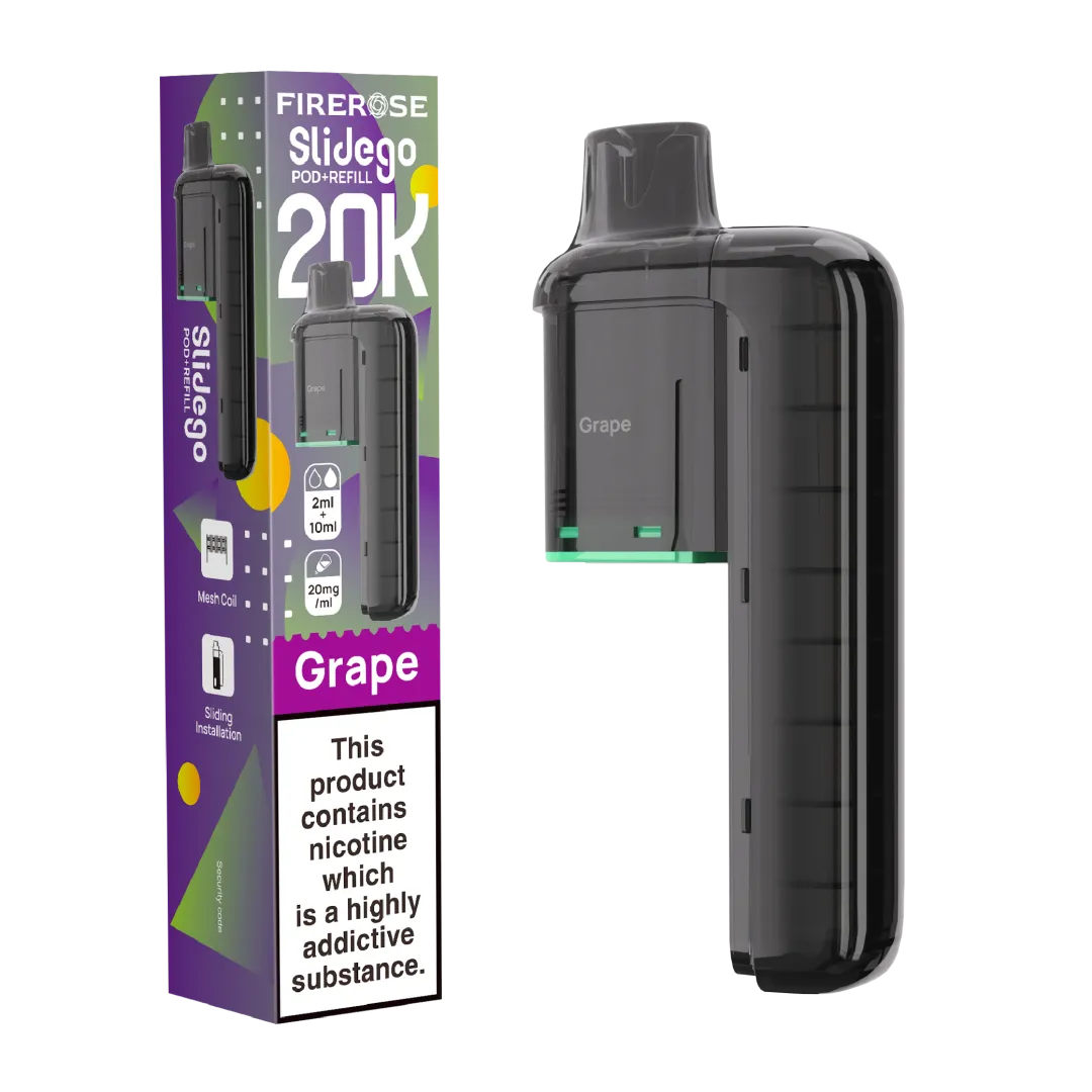 Firerose Slidego 20K Refill Pods | Only £6.99 | Any 3 for £18