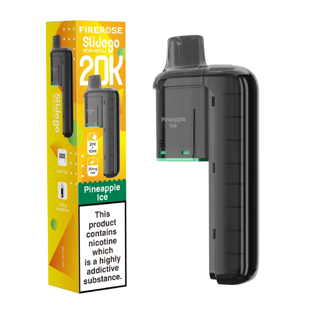 Firerose Slidego 20K Refill Pods | Only £6.99 | Any 3 for £18