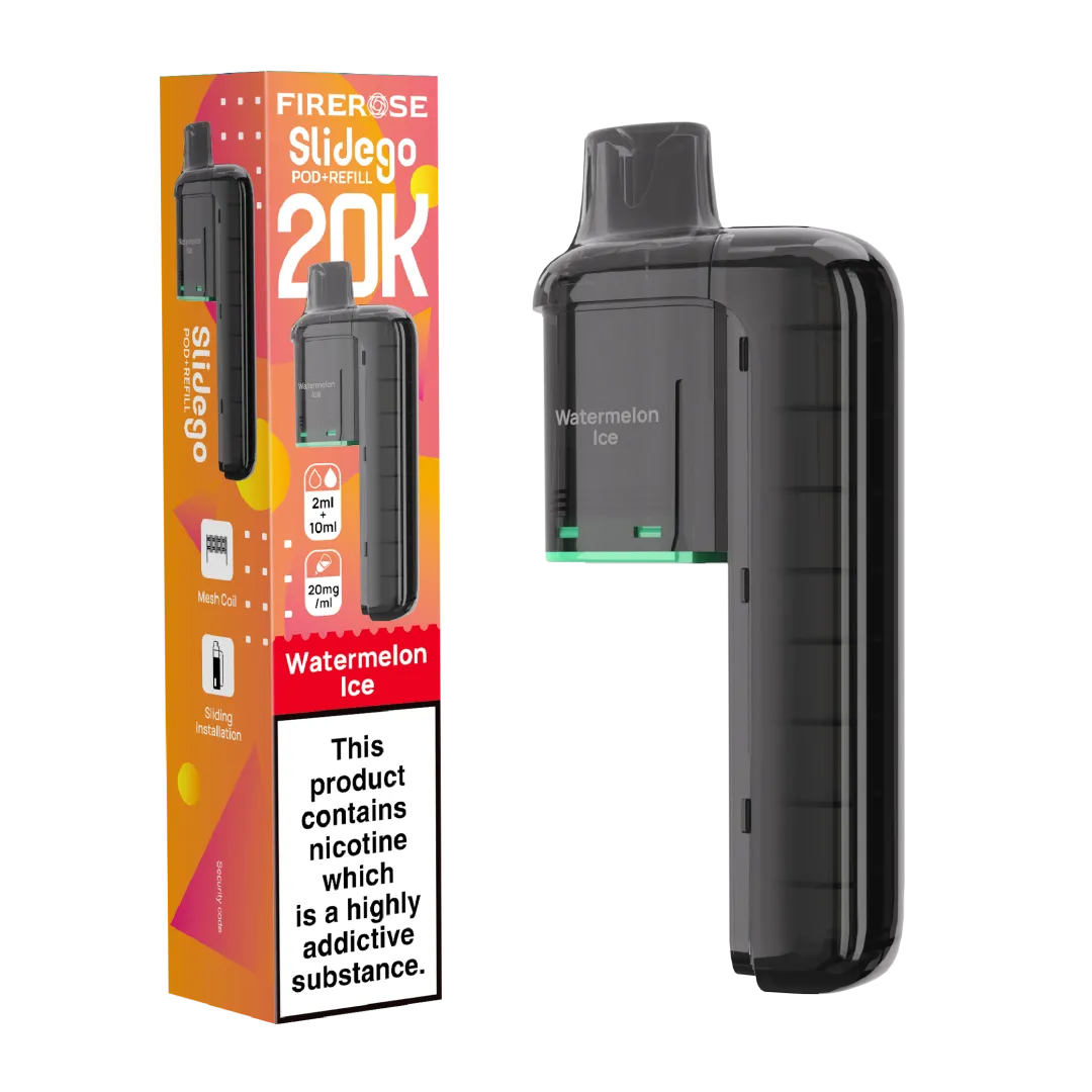 Firerose Slidego 20K Refill Pods | Only £6.99 | Any 3 for £18