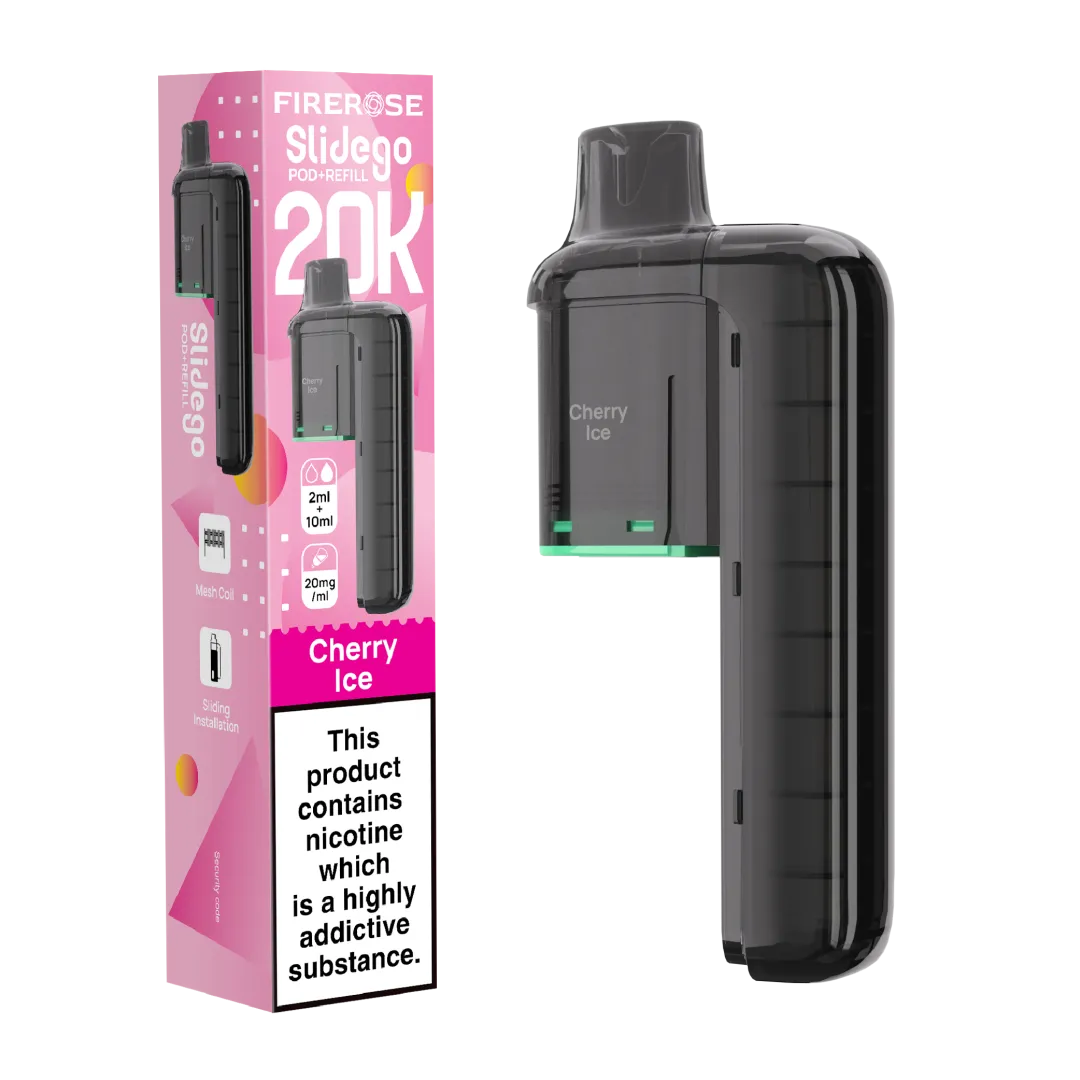 Firerose Slidego 20K Refill Pods | Only £6.99 | Any 3 for £18