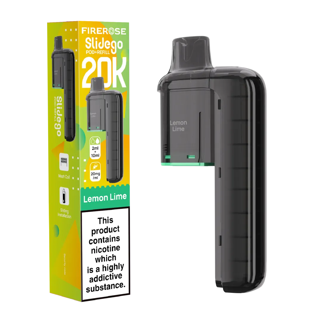Firerose Slidego 20K Refill Pods | Only £6.99 | Any 3 for £18