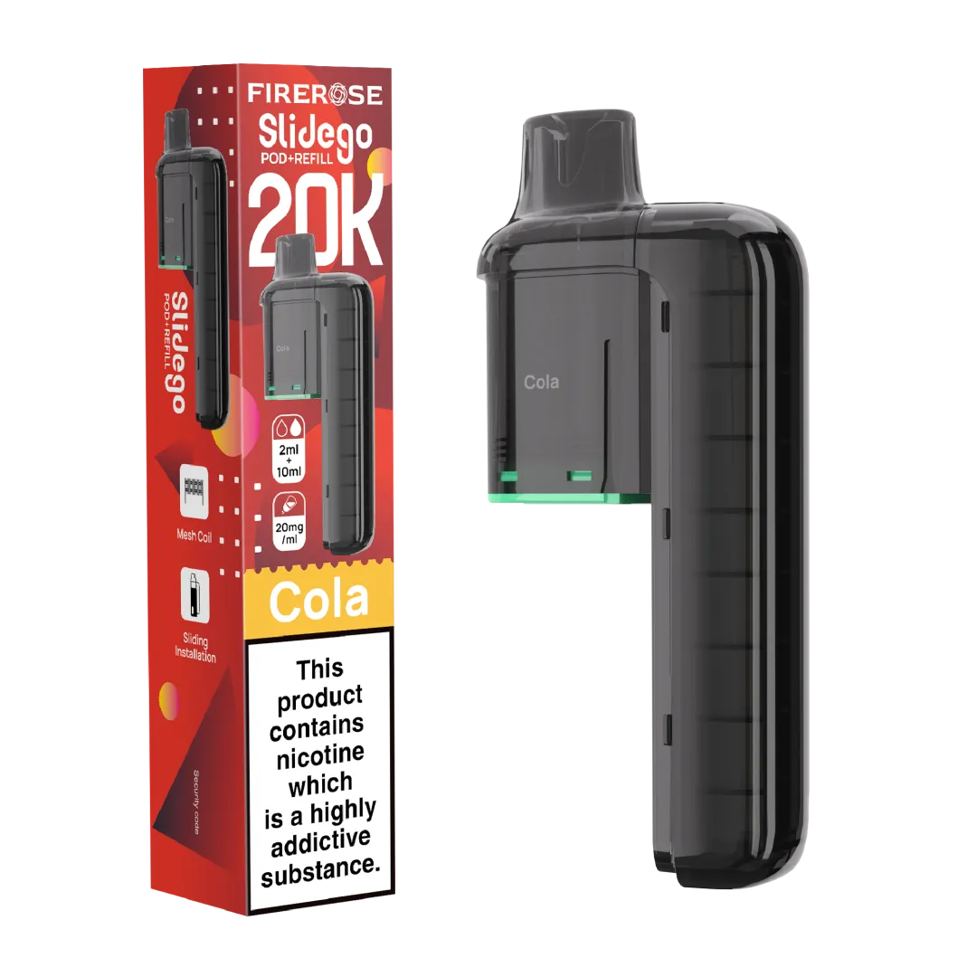 Firerose Slidego 20K Refill Pods | Only £6.99 | Any 3 for £18