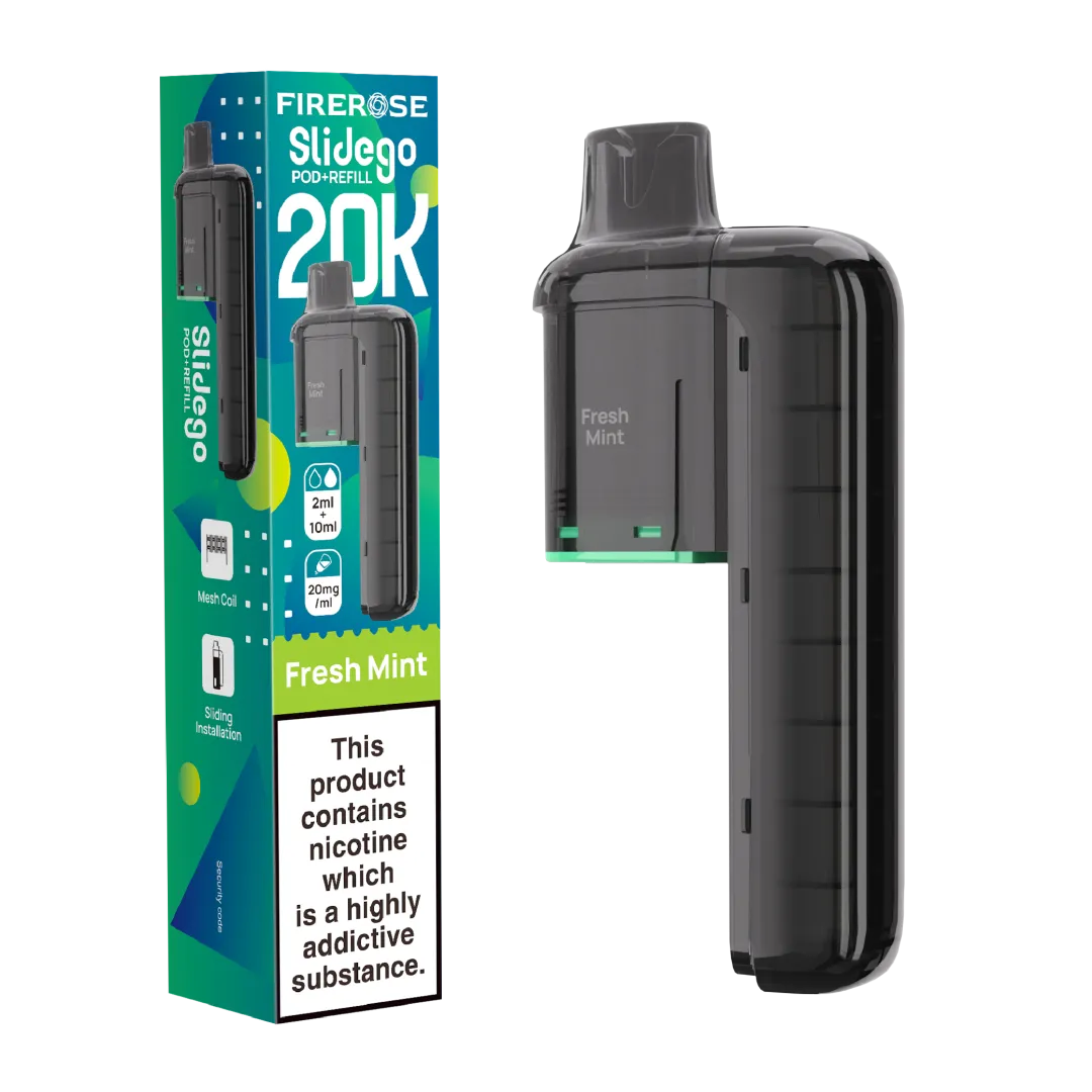 Firerose Slidego 20K Refill Pods | Only £6.99 | Any 3 for £18