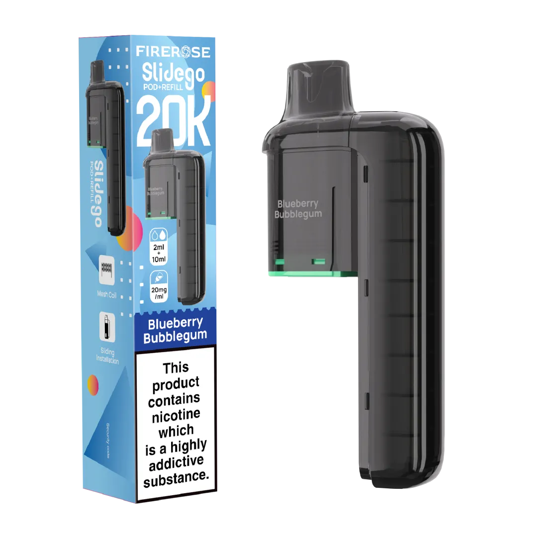 Firerose Slidego 20K Refill Pods | Only £6.99 | Any 3 for £18