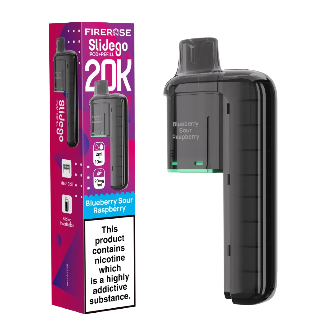 Firerose Slidego 20K Refill Pods | Only £6.99 | Any 3 for £18
