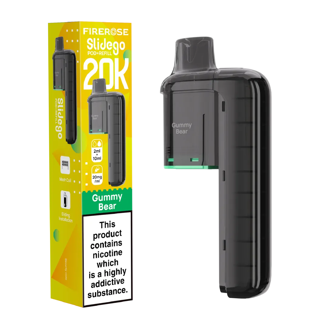 Firerose Slidego 20K Refill Pods | Only £6.99 | Any 3 for £18