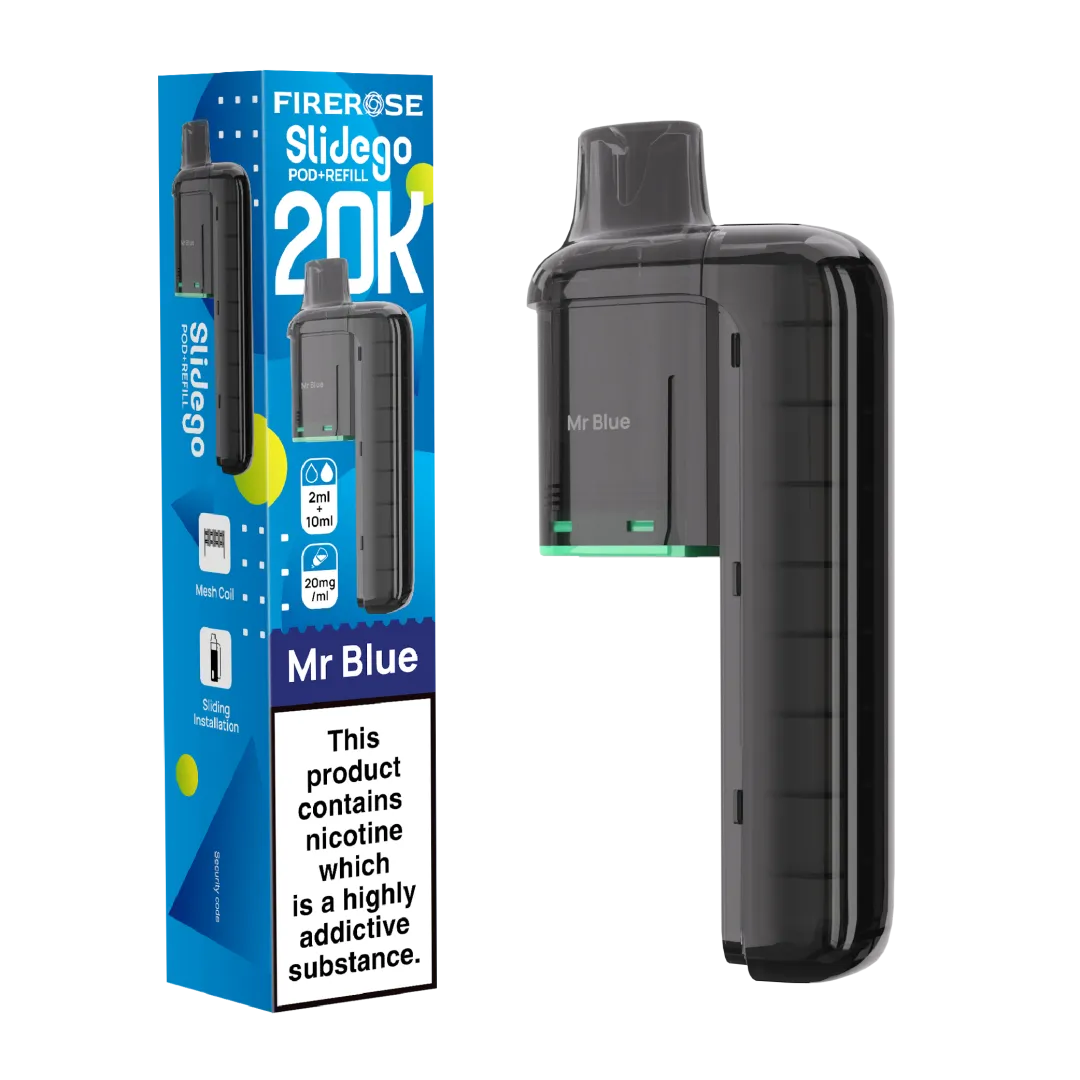 Firerose Slidego 20K Refill Pods | Only £6.99 | Any 3 for £18