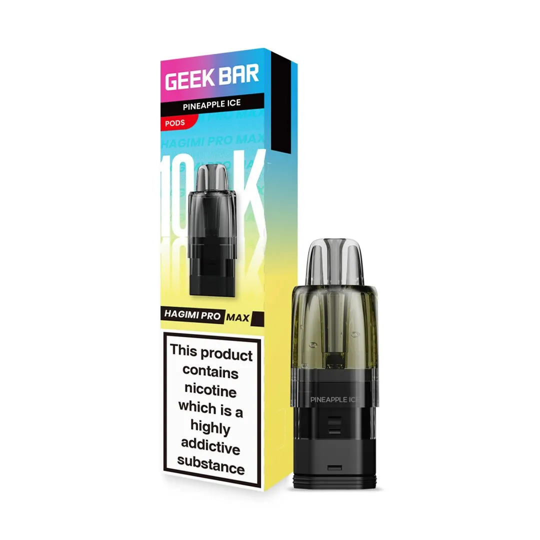 Geek Bar Hagimi Pro Max 10K Refill Pods | Only £6.99 | Any 3 for £18
