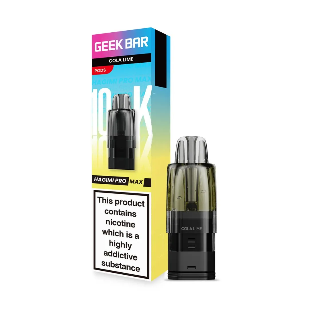 Geek Bar Hagimi Pro Max 10K Refill Pods | Only £6.99 | Any 3 for £18