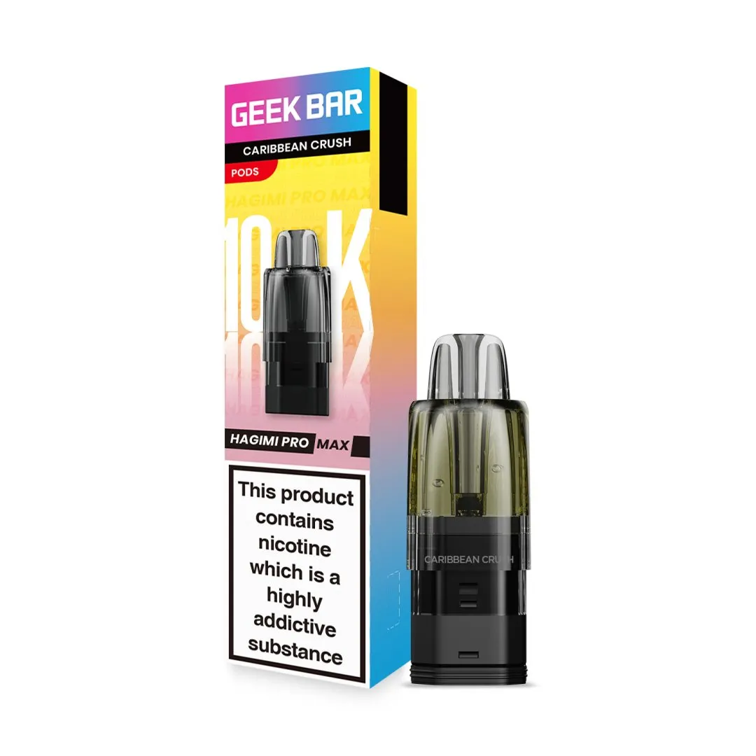 Geek Bar Hagimi Pro Max 10K Refill Pods | Only £6.99 | Any 3 for £18