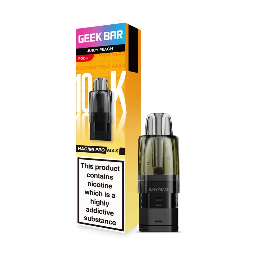 Geek Bar Hagimi Pro Max 10K Refill Pods | Only £6.99 | Any 3 for £18