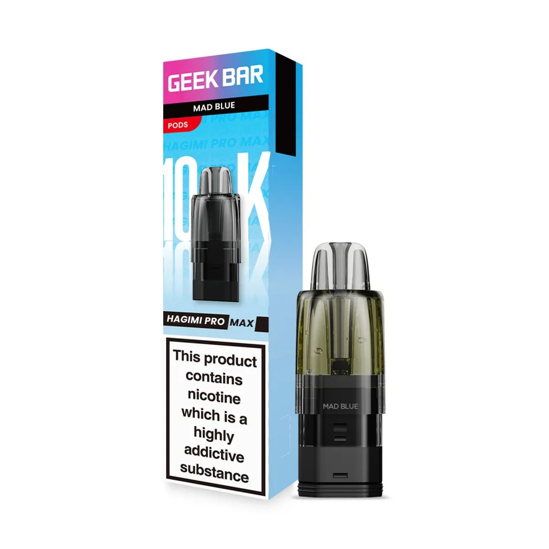 Geek Bar Hagimi Pro Max 10K Refill Pods | Only £6.99 | Any 3 for £18